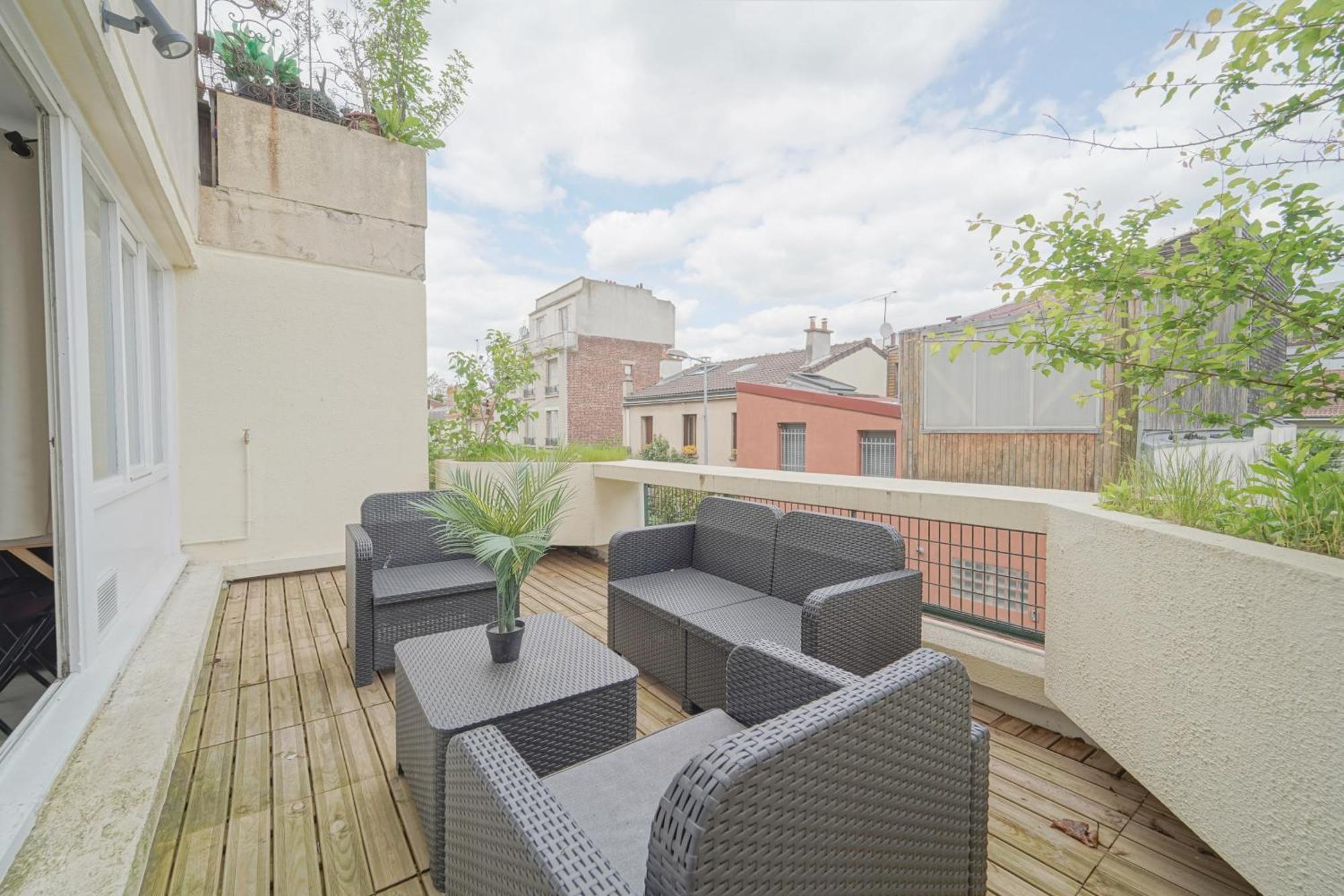 Complete 1Br With Balcony Only 5 Min. On Foot To Metro By Doorman Apartment Saint-Ouen  Exterior foto