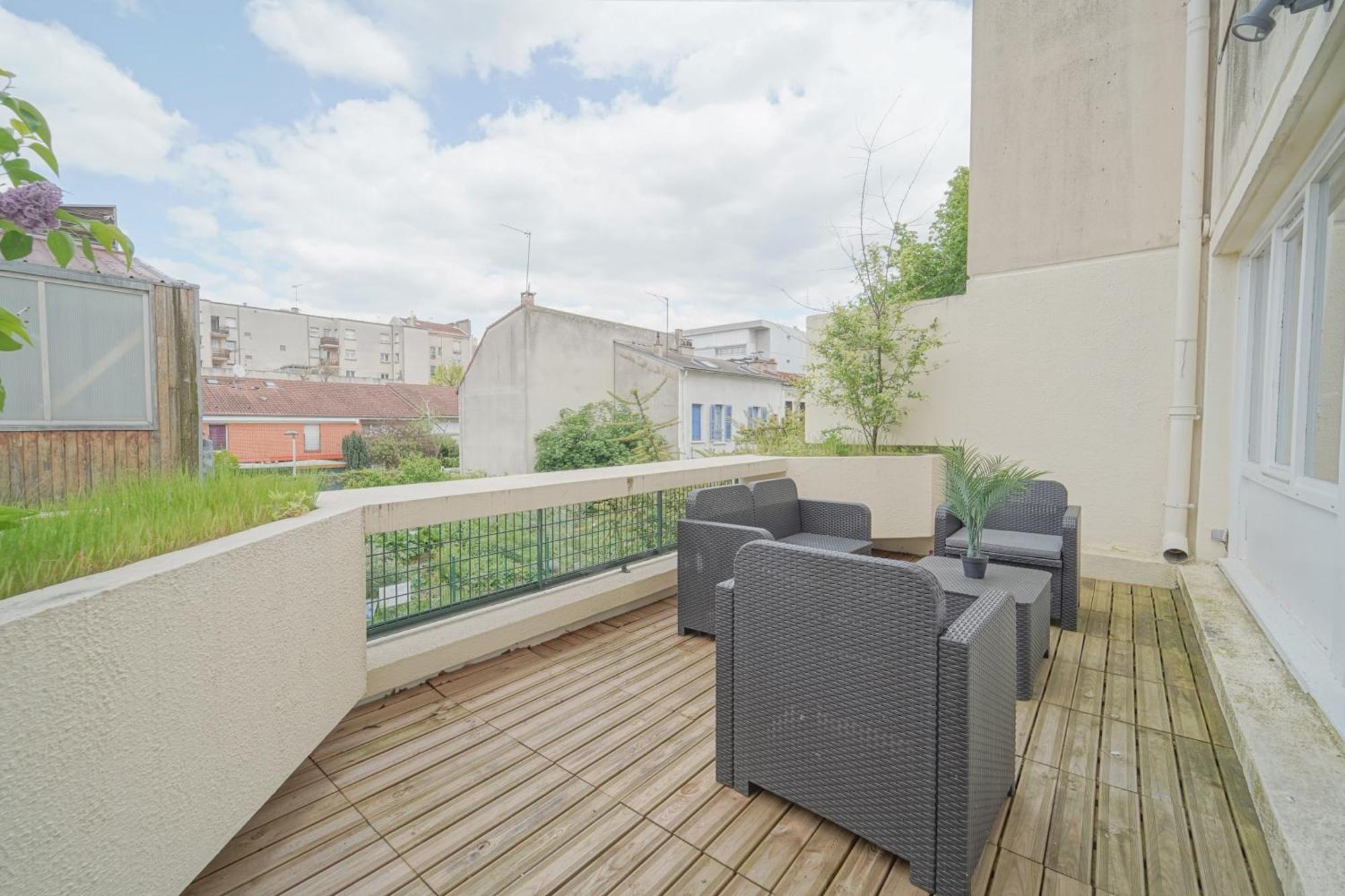 Complete 1Br With Balcony Only 5 Min. On Foot To Metro By Doorman Apartment Saint-Ouen  Exterior foto